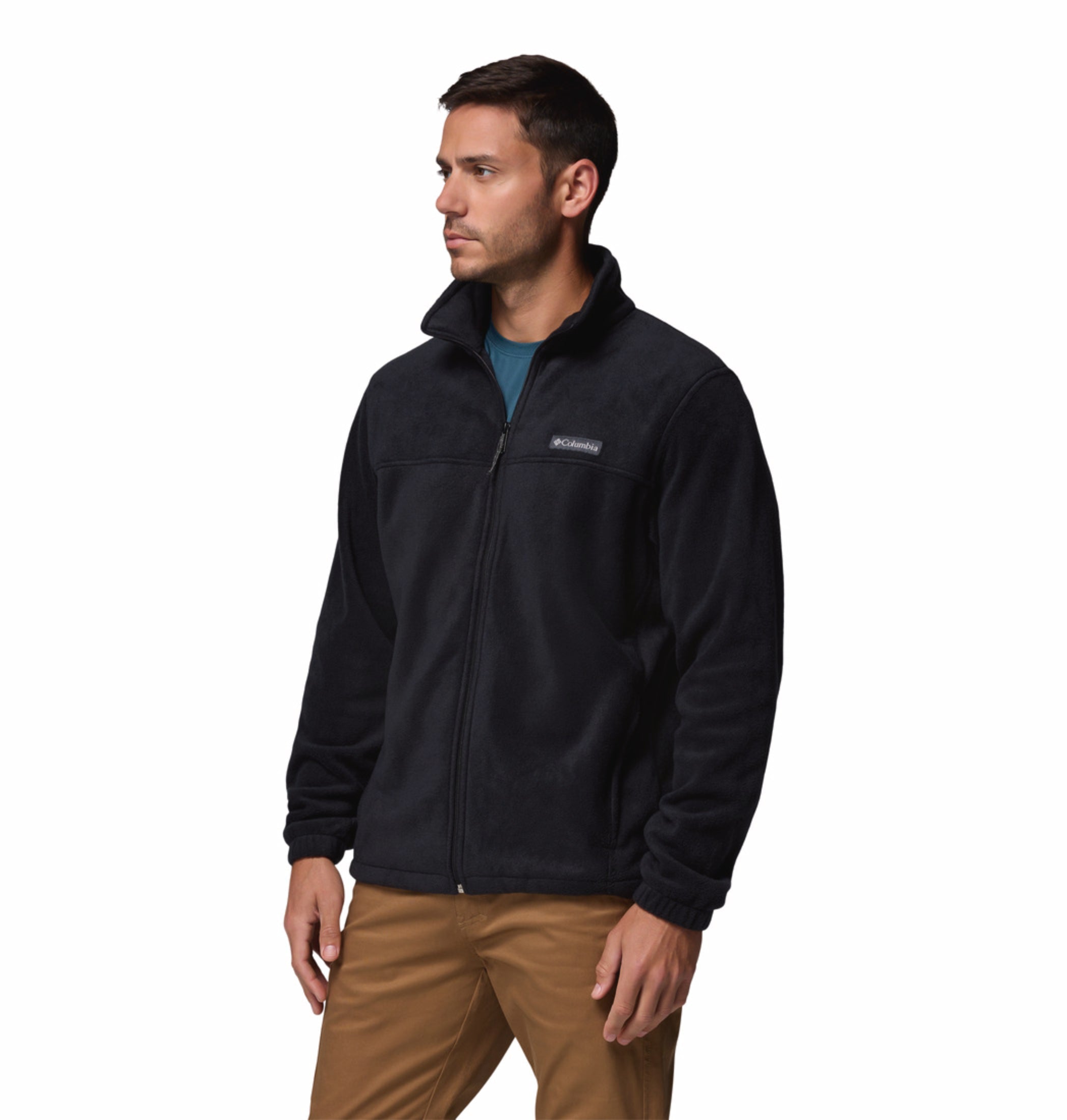 men black steens mountain 2.0 fleece jacket plus size