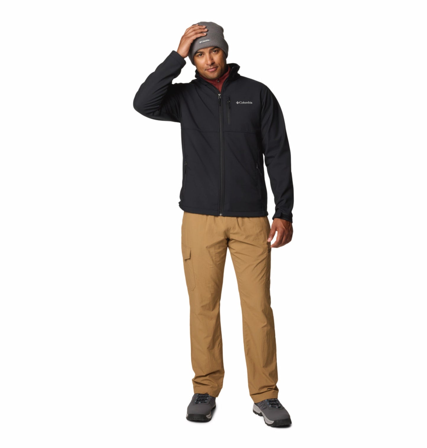 men black omni shield ascender soft shell jacket plus size