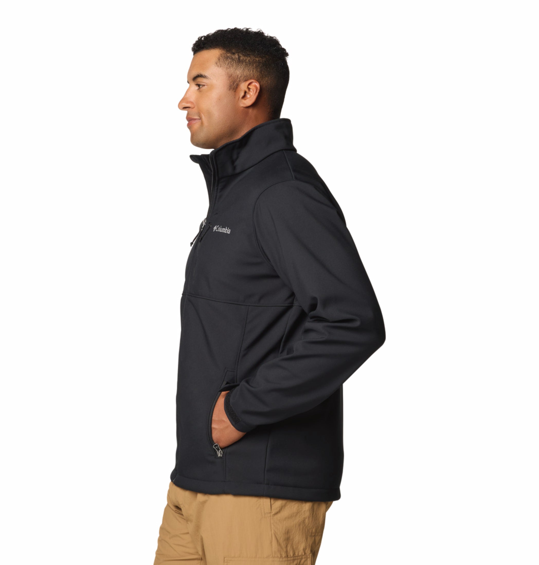men black omni shield ascender soft shell jacket plus size