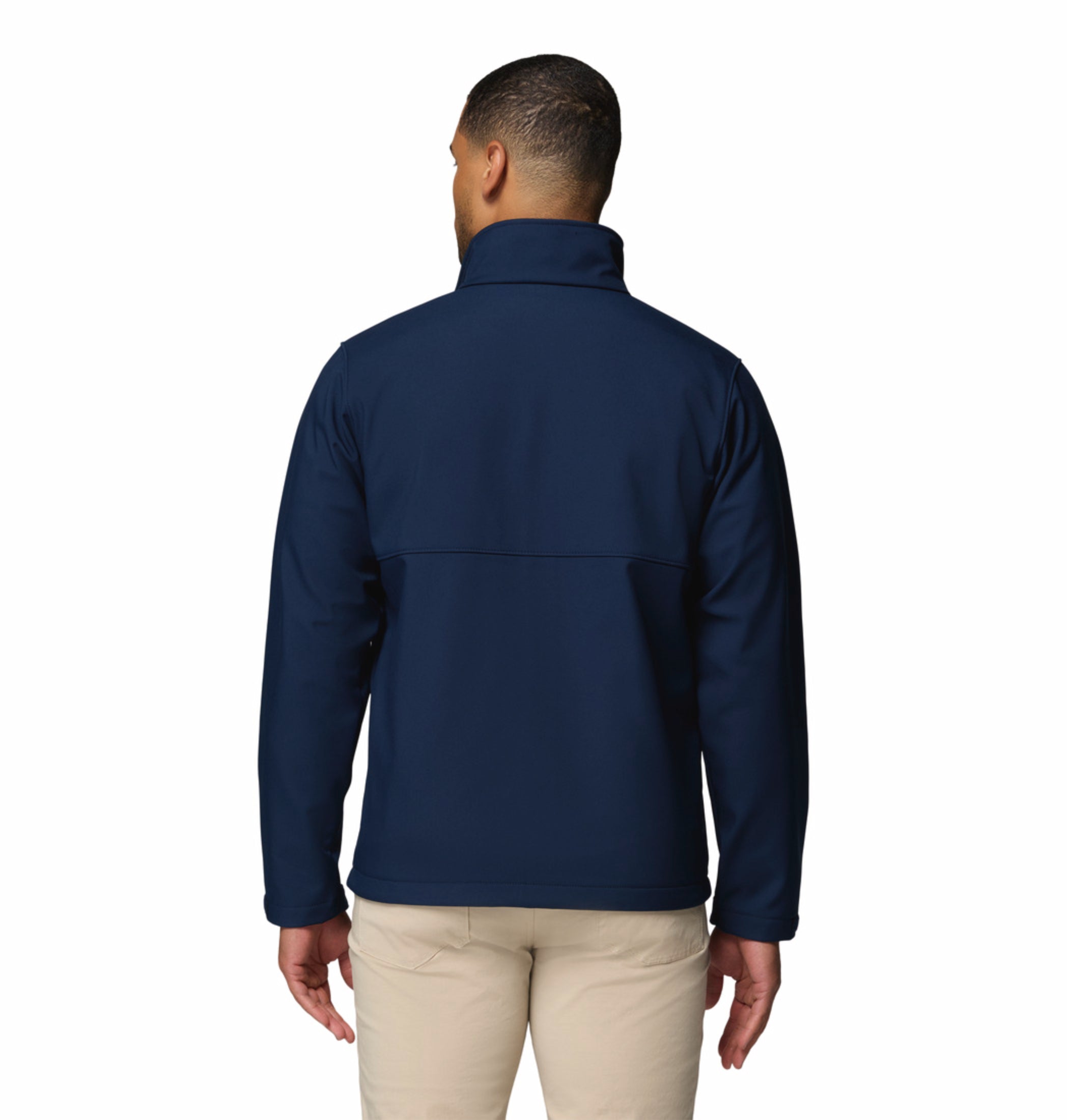 men blue omni shield ascender soft shell jacket plus size