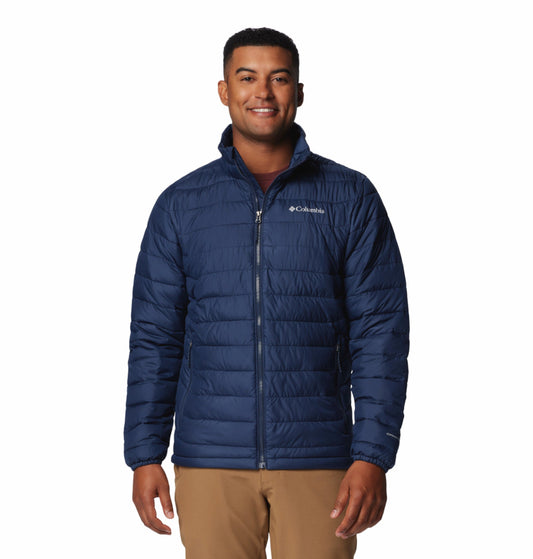 mens blue omni heat reflective powder lite ii down jacket plus size