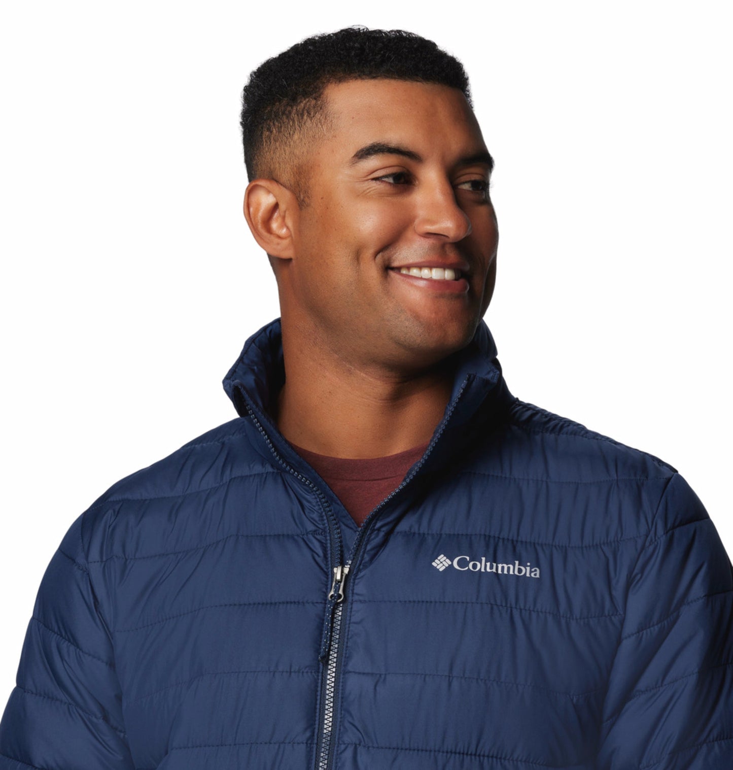 mens blue omni heat reflective powder lite ii down jacket plus size
