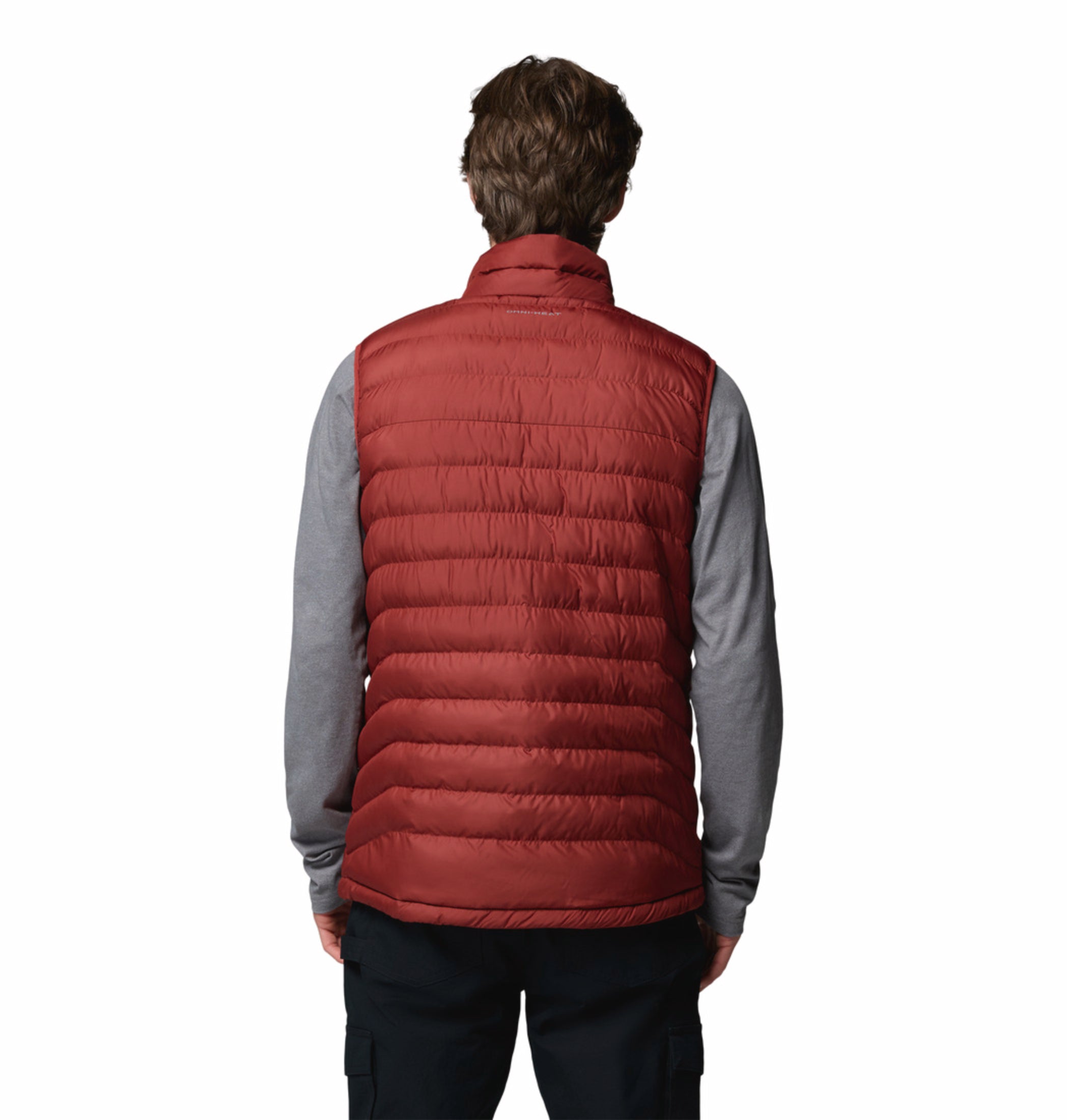 men red omni heat reflective powder lite ii vest plus size