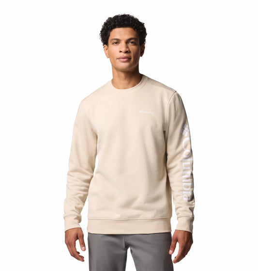 Columbia Mens Beige Beaumount Crew Pullover