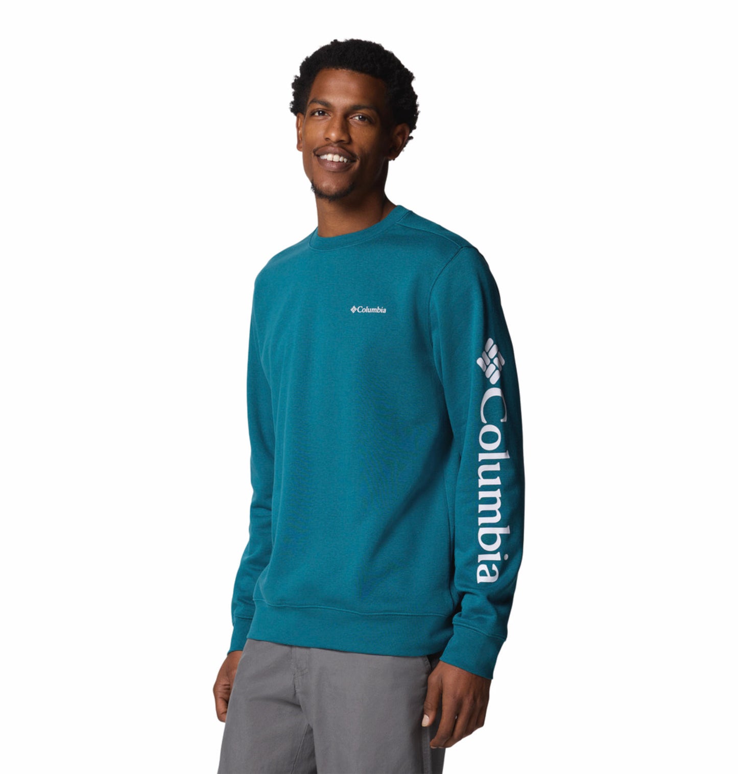 Columbia Mens Blue Beaumount Crew Pullover