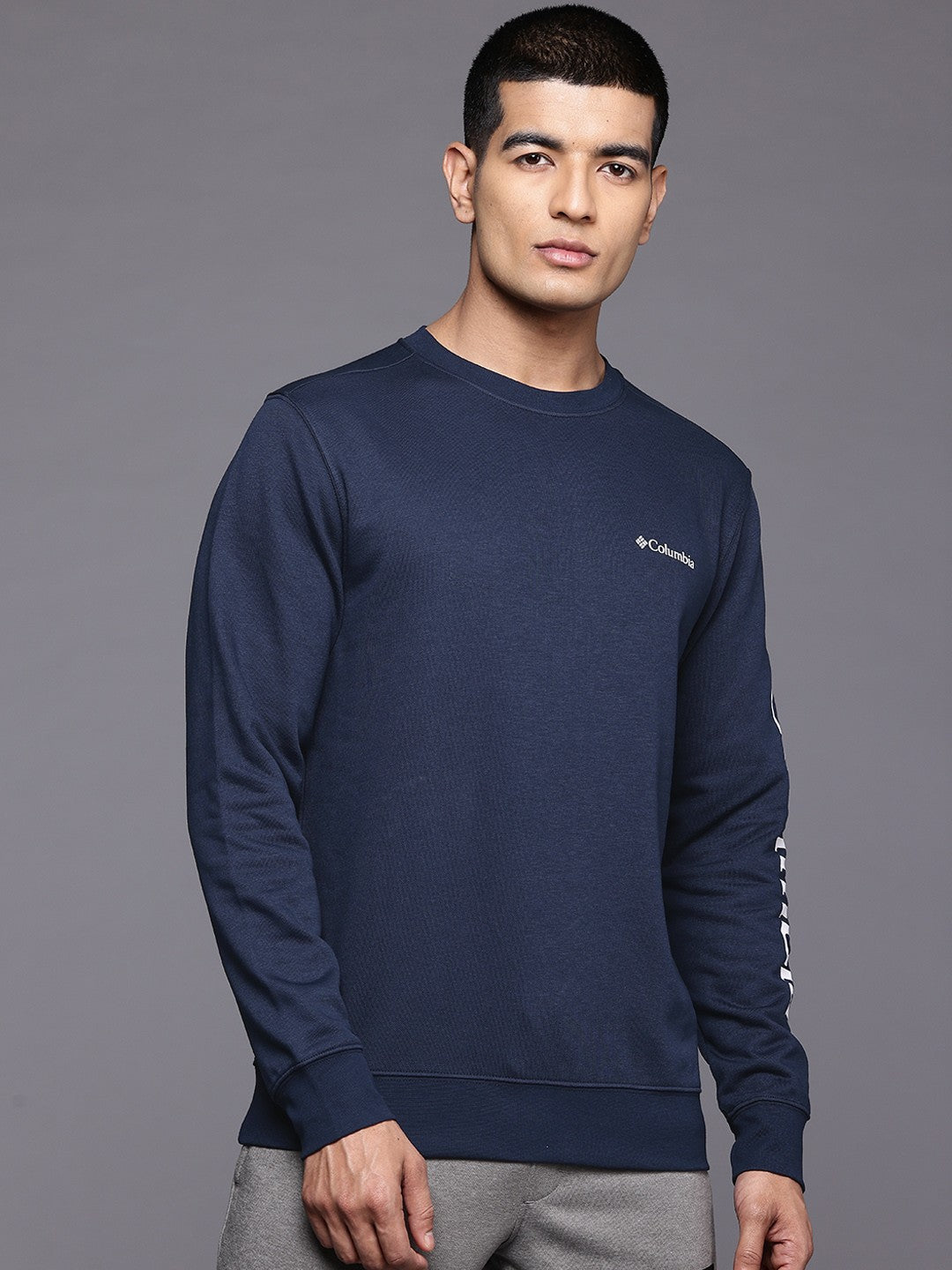 Columbia Men Blue Beaumount Crew