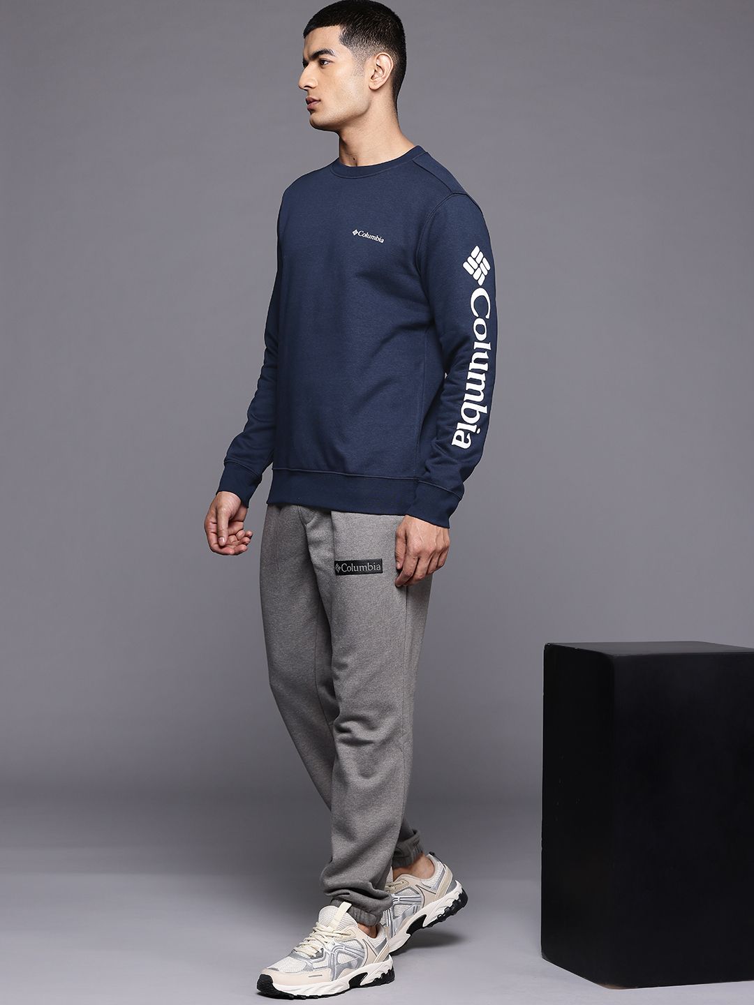 Columbia Men Blue Beaumount Crew