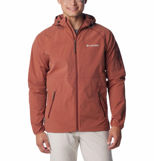 Columbia Men Brown Columbia Men Tall Heights Hooded Softshell Jacket