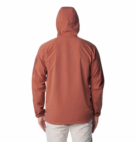 Columbia Men Brown Columbia Men Tall Heights Hooded Softshell Jacket