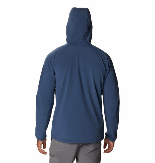 Columbia Men Navy Blue Columbia Men Tall Heights Hooded Softshell Jacket