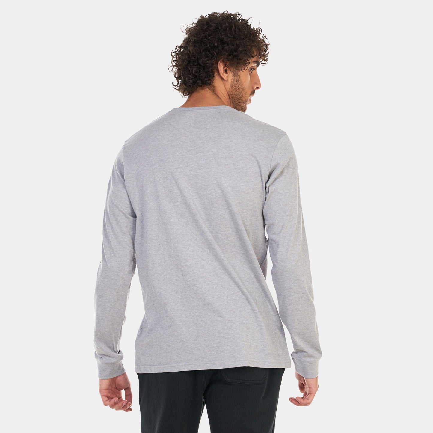 Columbia Men Grey Rockaway River Graphic LS Tee