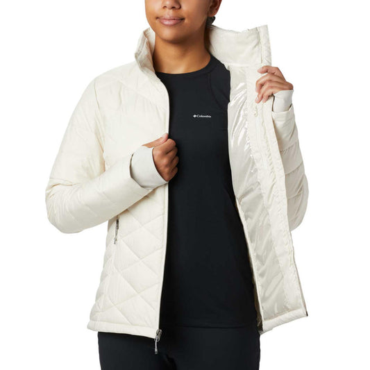 Columbia Women White Omni-Heat Reflective Heavenly Jacket