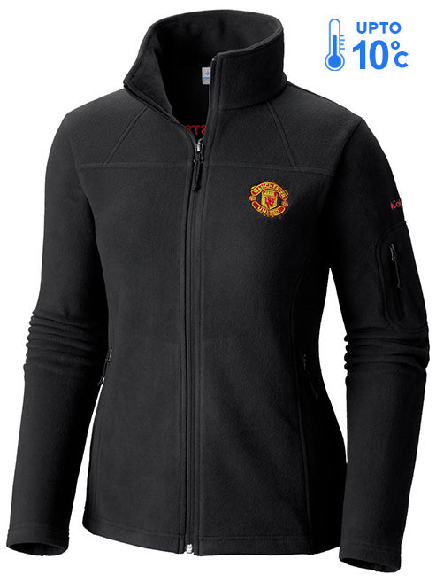 Columbia Women Black Fast Trek II Full Zip Fleece Jacket