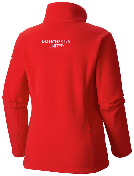 Columbia Women Red Fast Trek II Full Zip Fleece Jacket