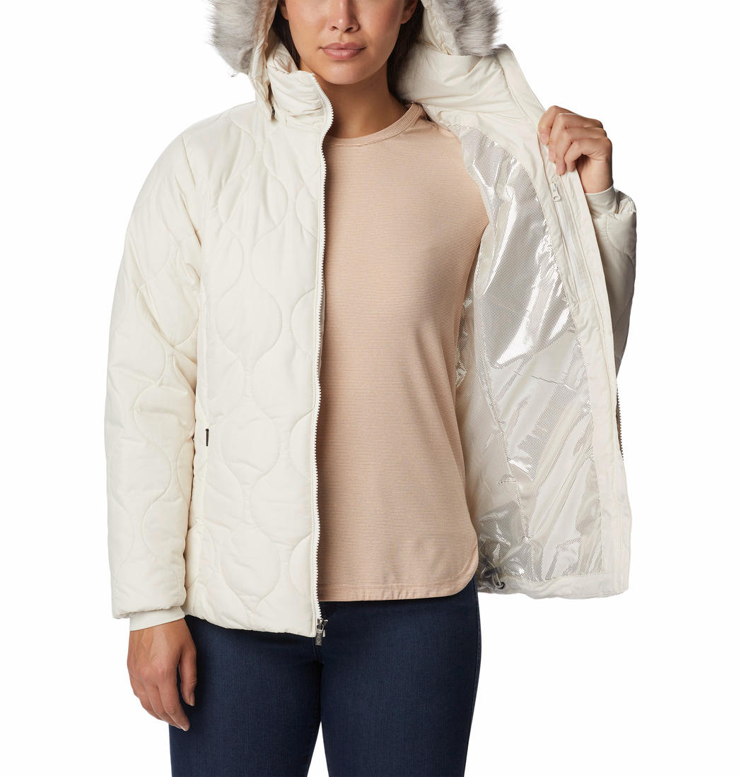 Columbia Womens White Frosty Heights Jacket