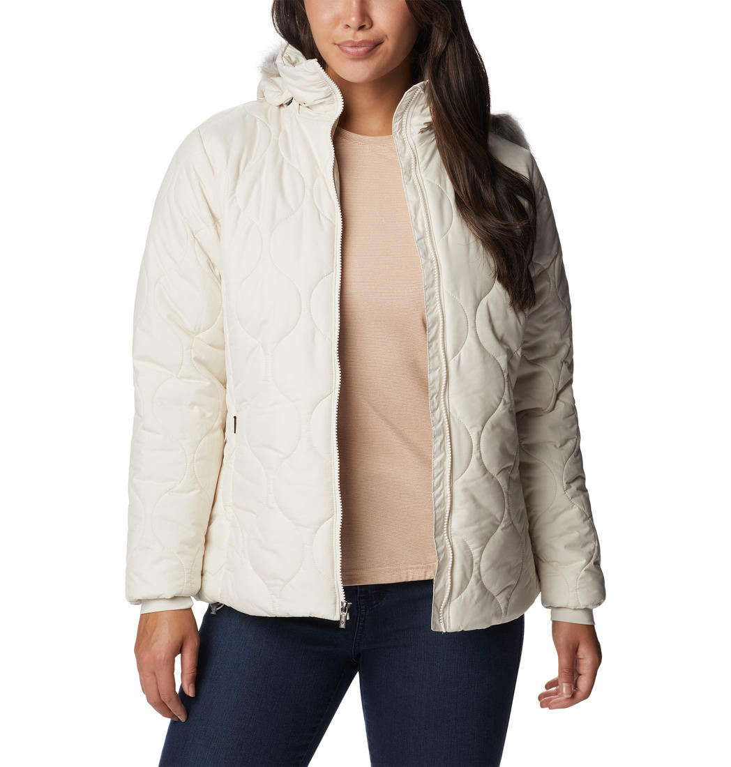 Columbia Womens White Frosty Heights Jacket