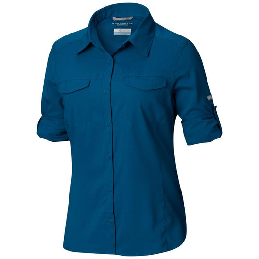 Columbia Women Blue Silver Ridge Lite Long Sleeve Shirt