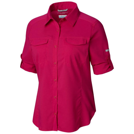 Columbia Women Pink Silver Ridge Lite Long Sleeve Shirt