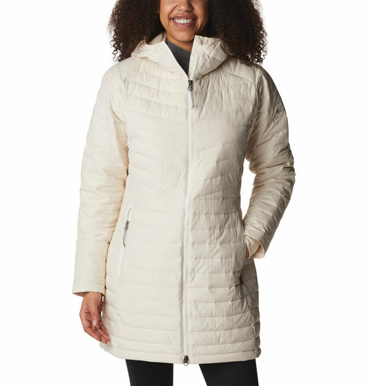 Columbia Women White Omni-Heat Reflective Slope Edge Mid Jacket