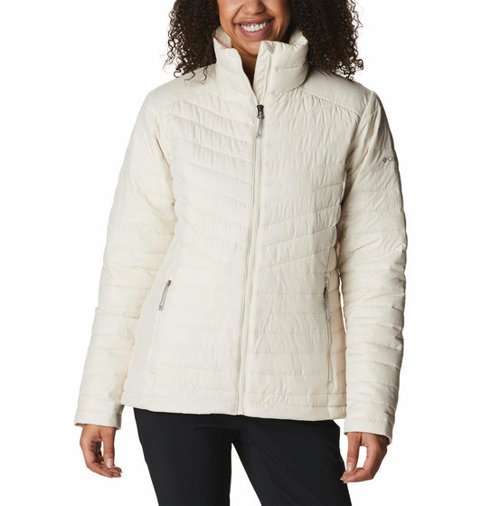 Columbia Women White Omni-Heat Reflective Slope Edge Jacket