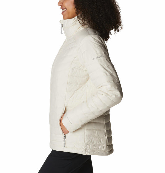 Columbia Women White Omni-Heat Reflective Slope Edge Jacket