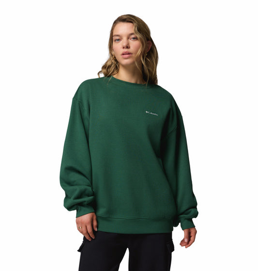 Columbia Women Green Aldermore Crew Fleece