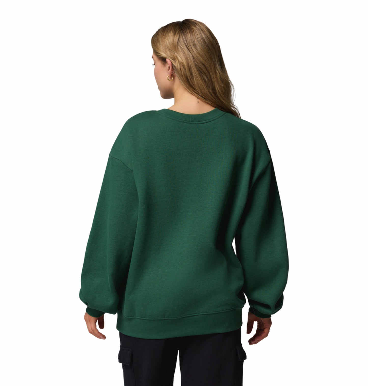Columbia Women Green Aldermore Crew Fleece