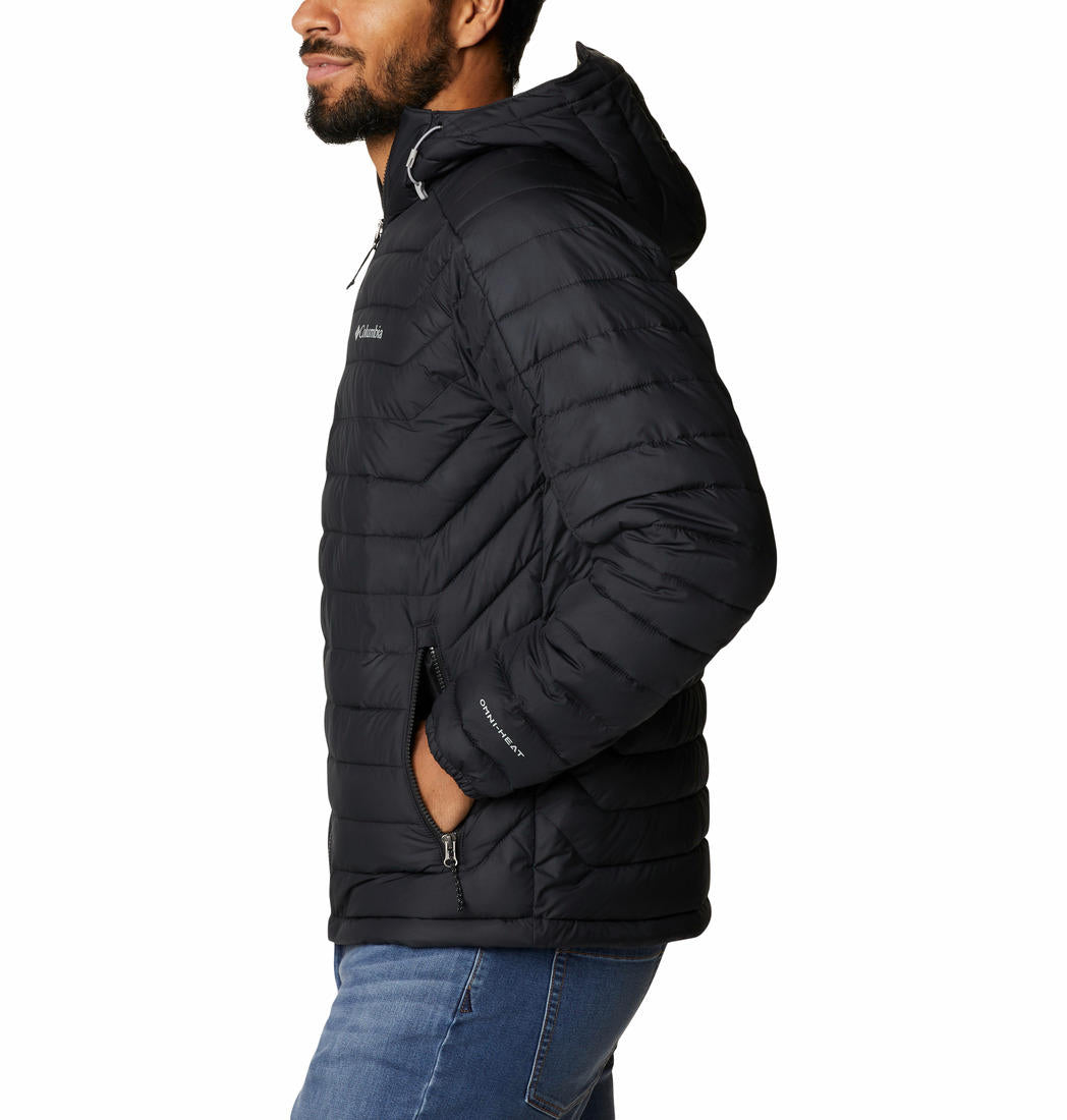Columbia Men Black M White Out II Hooded Jacket