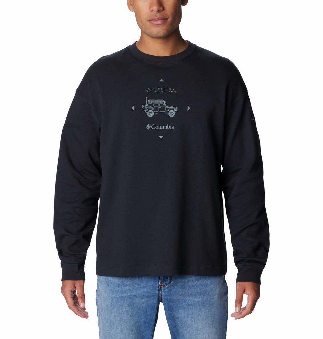 Columbia Men Black Columbia Men Duxbery Relaxed Long Sleeve T-Shirt