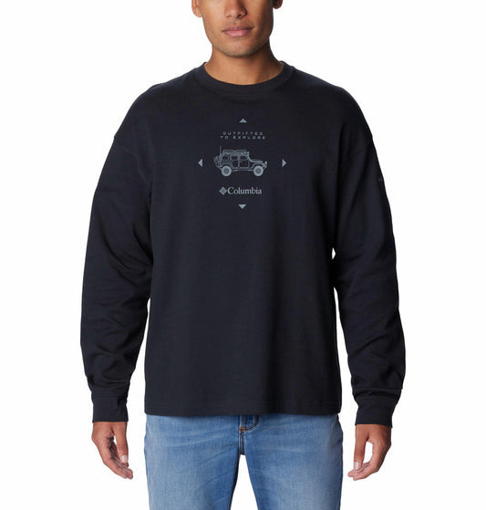Columbia Men Black Columbia Men Duxbery Relaxed Long Sleeve T-Shirt