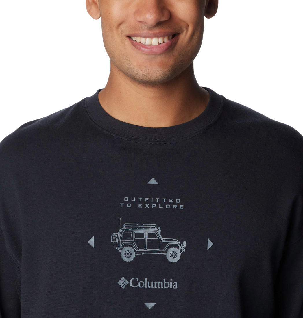 Columbia Men Black Columbia Men Duxbery Relaxed Long Sleeve T-Shirt