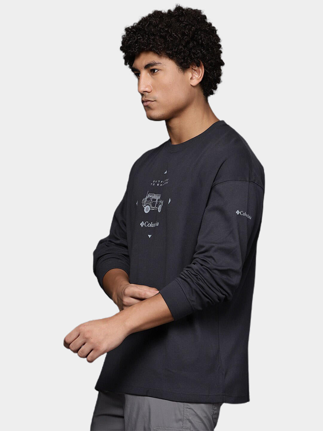 Columbia Men Black Columbia Men Duxbery Relaxed Long Sleeve T-Shirt
