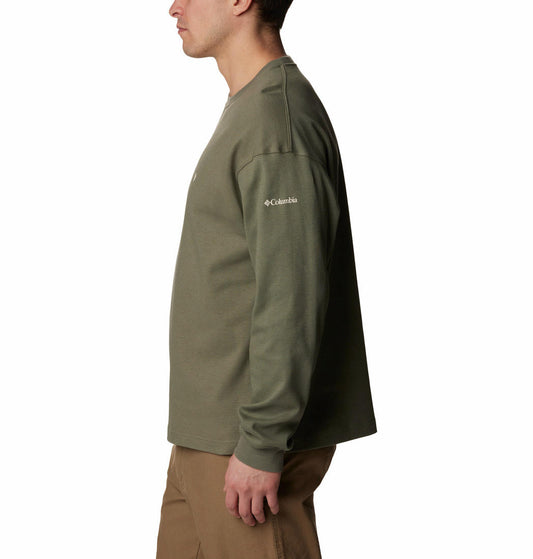 Columbia Men Green Columbia Men Duxbery Relaxed Long Sleeve T-Shirt