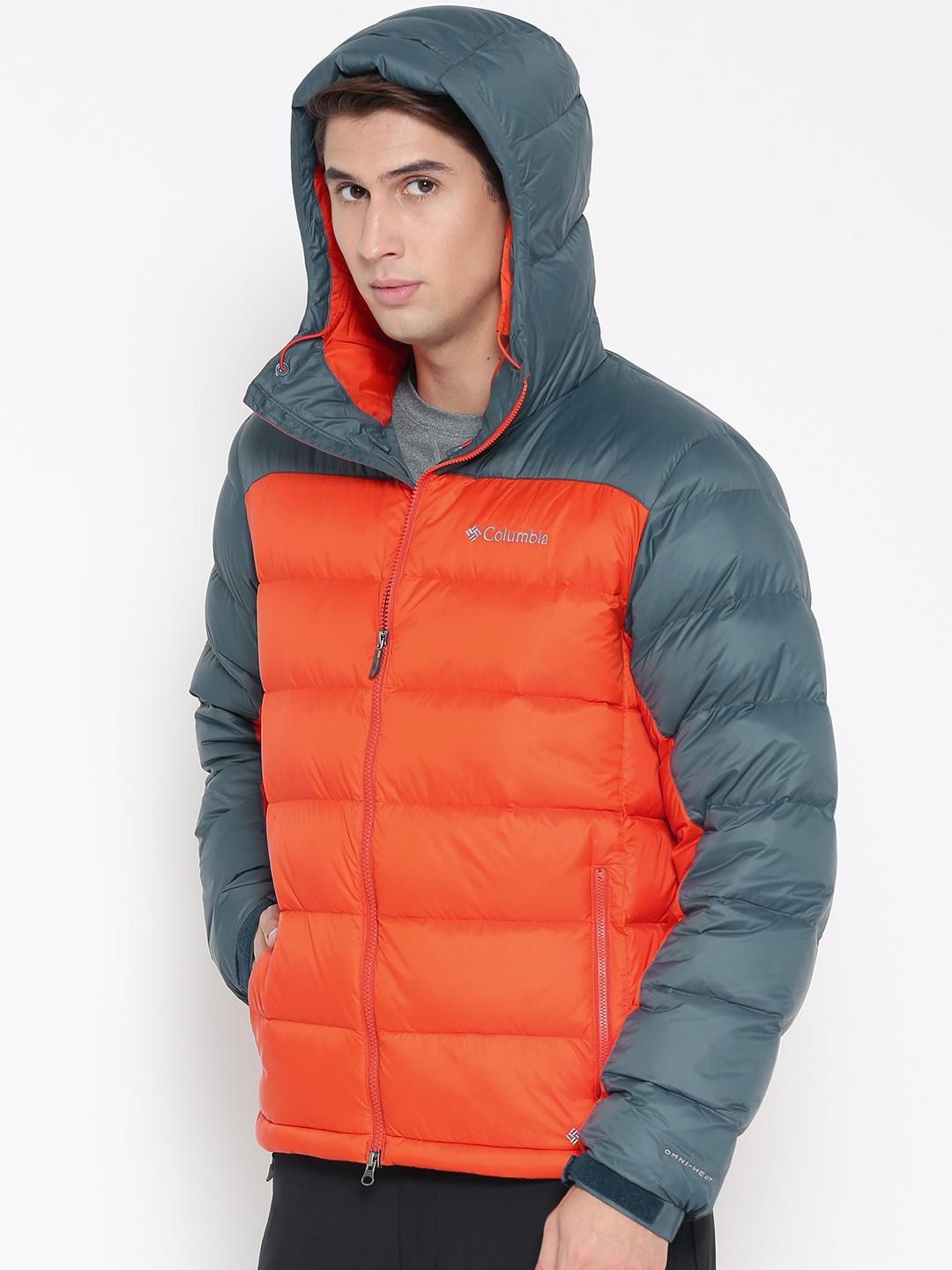 Columbia Men Orange Quantum Voyage Hooded Jacket