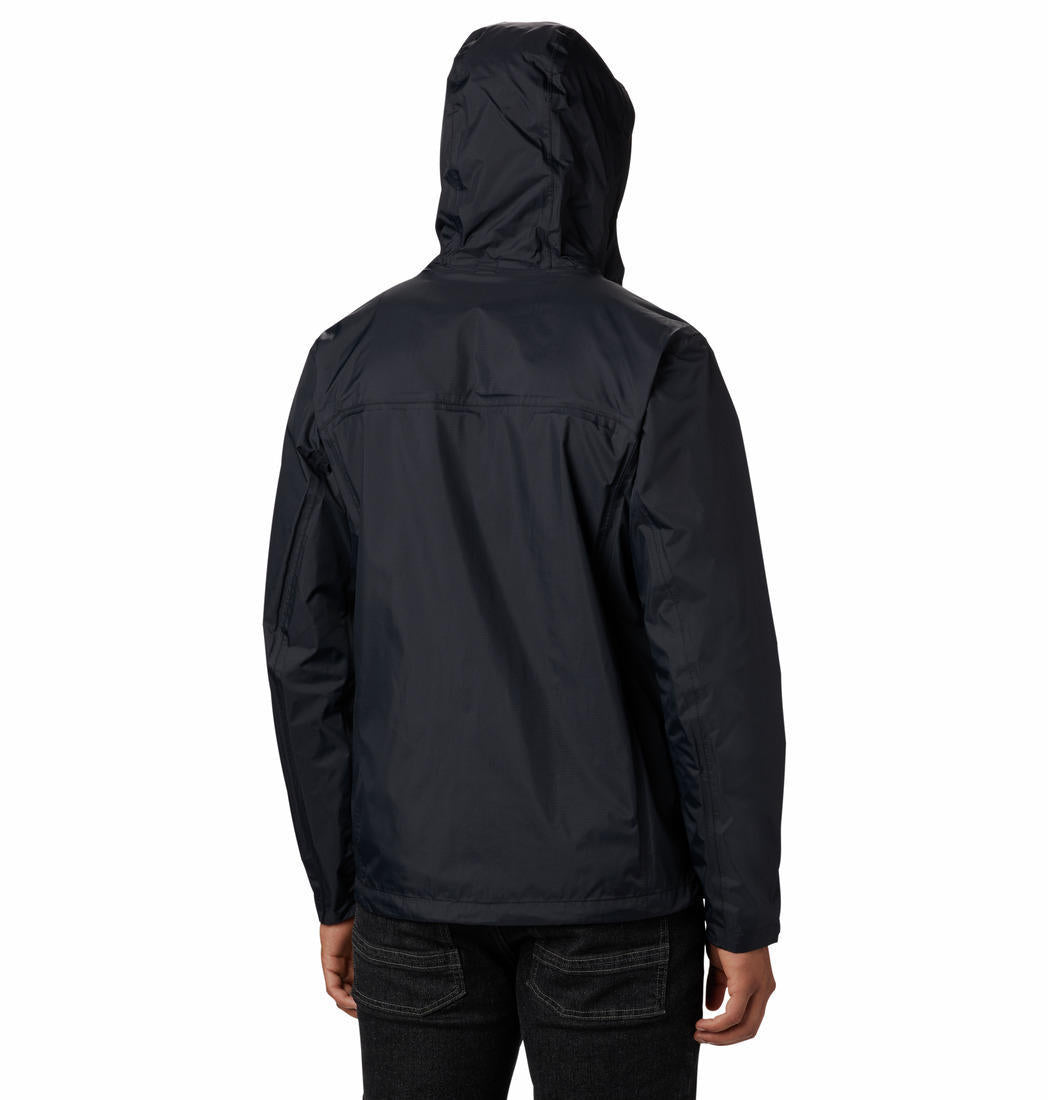 Columbia Men Black Pouring Adventure II Jacket Waterproof