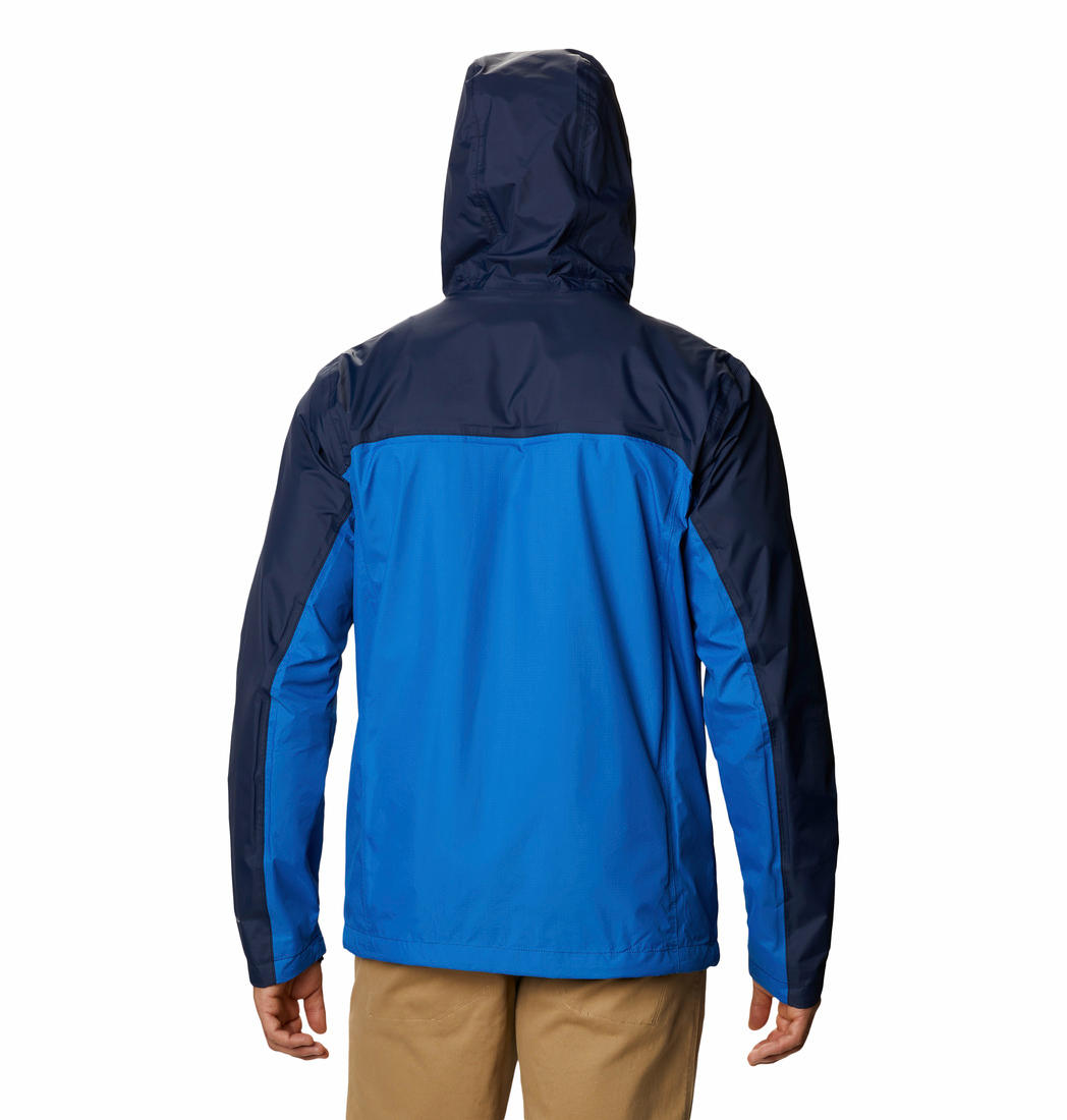 Columbia Men Blue Pouring Adventure II Jacket Waterproof
