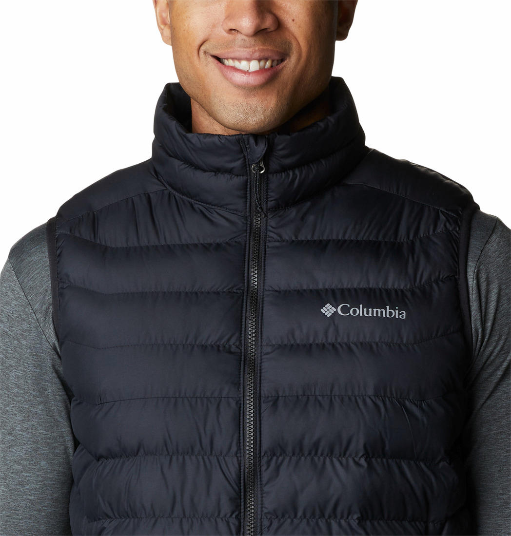 Columbia Men Black White Out Vest
