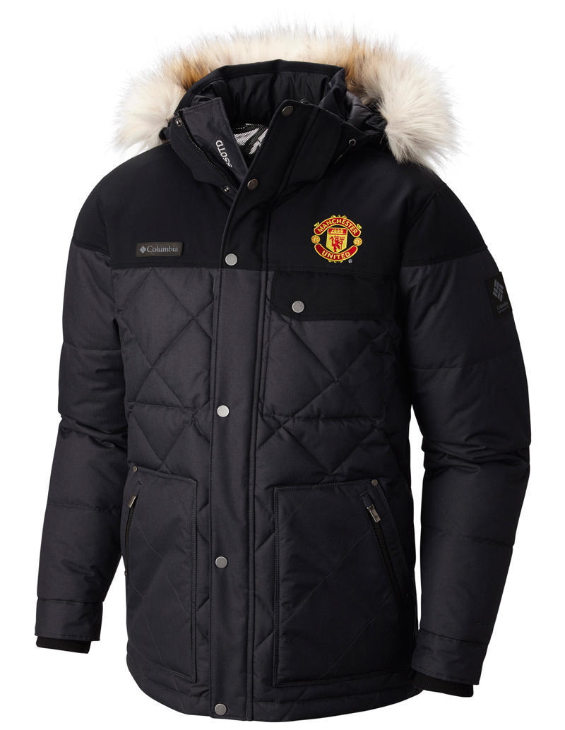 Columbia Men Black Barlow Pass 550 TurboDown Quilted Jacket