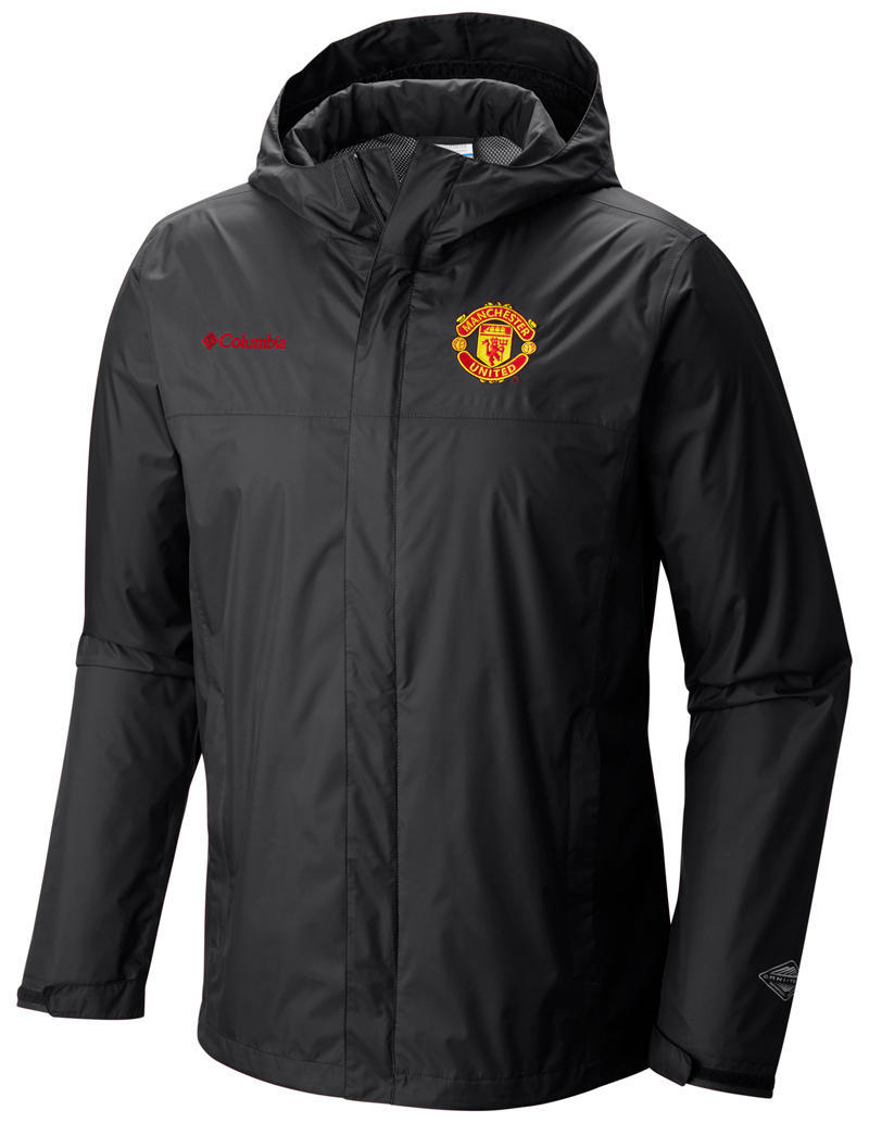 Columbia Men Black Omni-Tech Watertight II Waterproof Rain Jacket