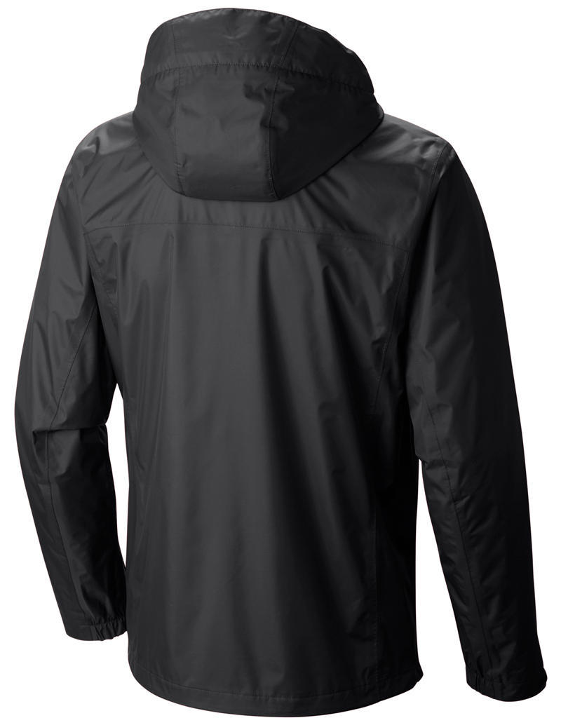 Columbia Men Black Omni-Tech Watertight II Waterproof Rain Jacket