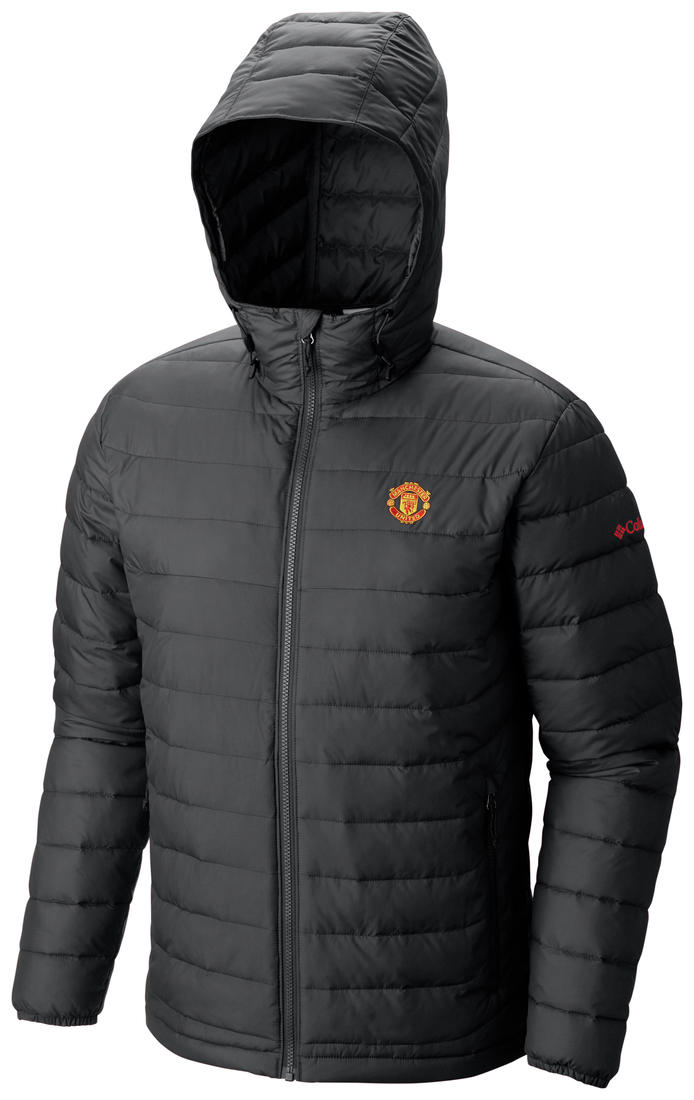 Columbia Men Black Powder Lite Hooded Jacket