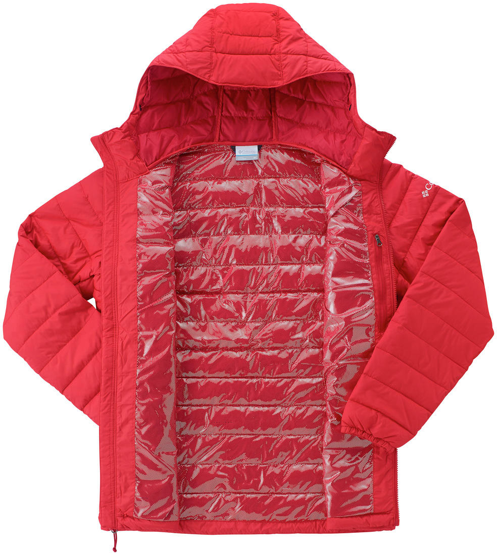 Columbia Men Red Powder Lite Hooded Jacket