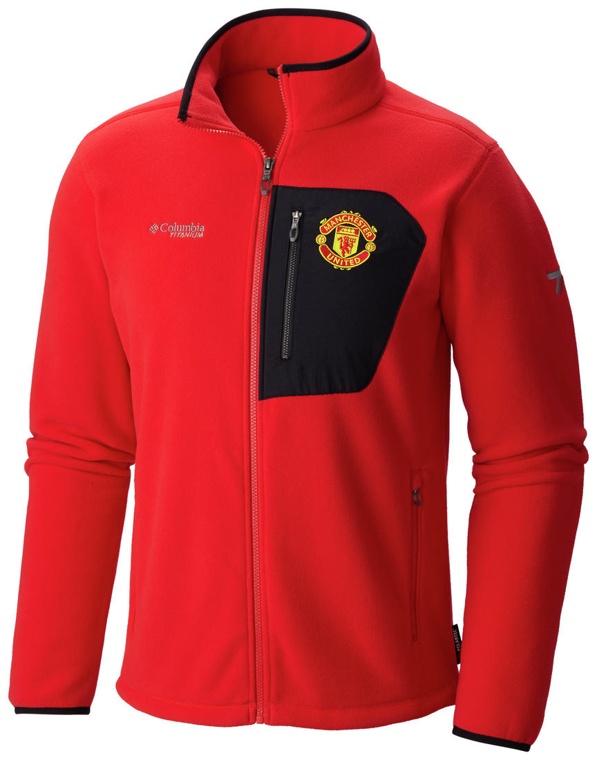 Columbia Men Red Titan Pass 2.0 Fleece Jacket