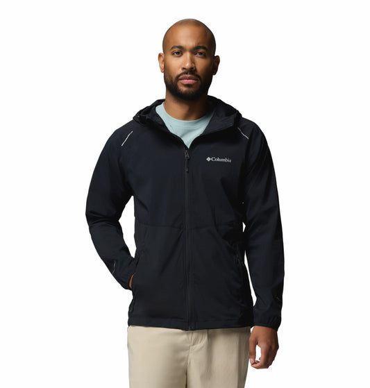 Columbia Men Black Omni-Shield Tech II Windbreaker