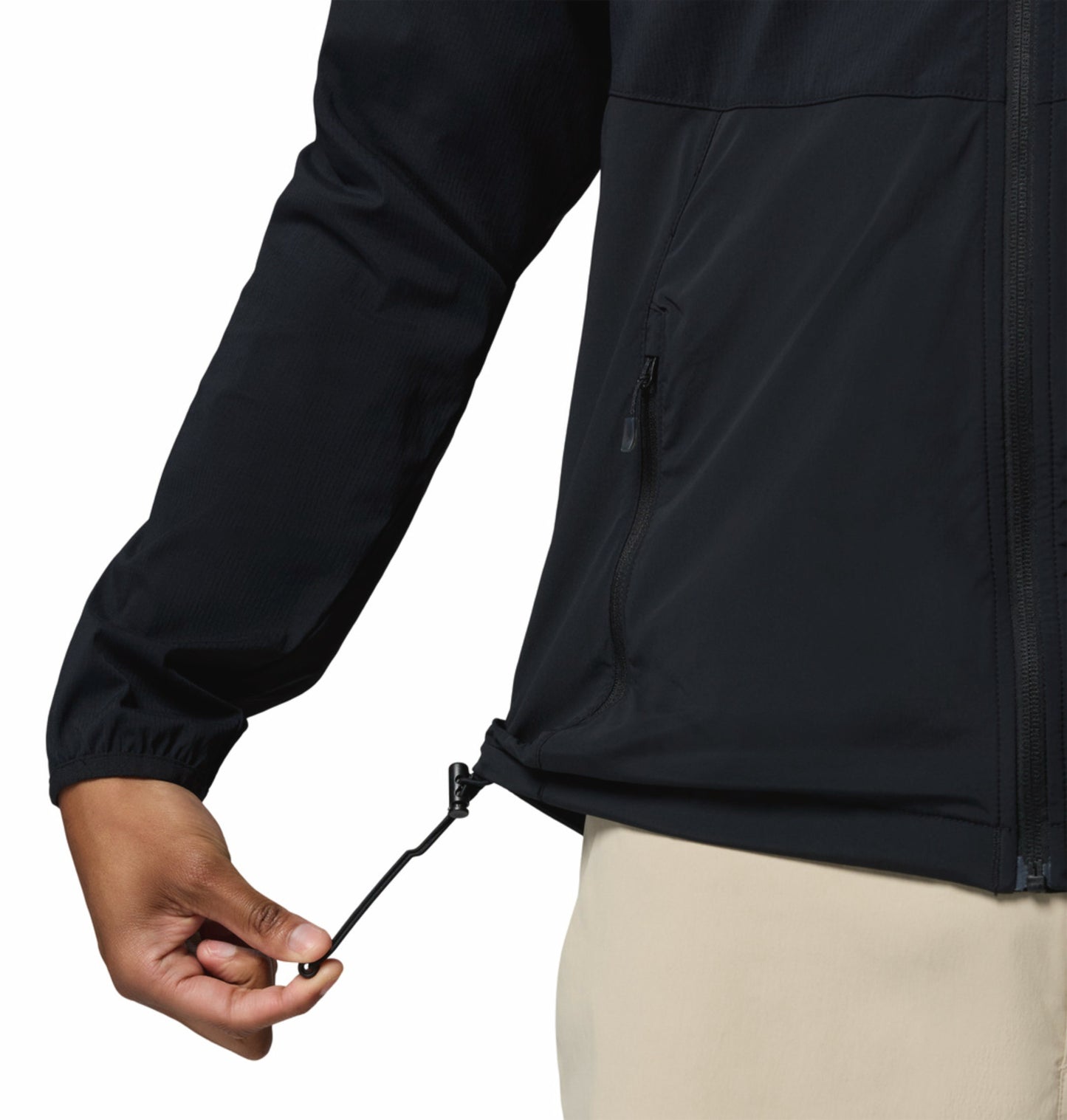Columbia Men Black Omni-Shield Tech II Windbreaker