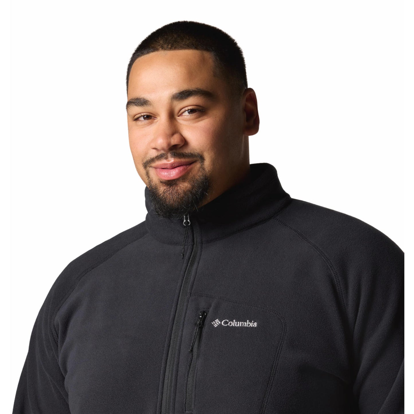 Columbia Men Black Fast Trek III Half Zip Fleece