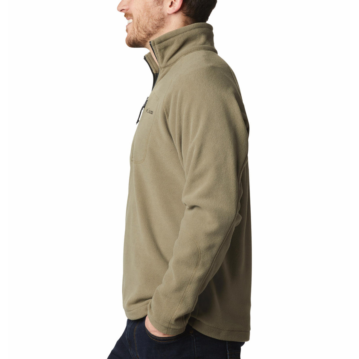 Columbia Men Green Fast Trek III Fleece Jacket