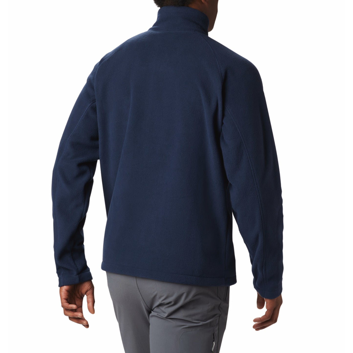 Columbia Men Blue Fast Trek III Half Zip Fleece