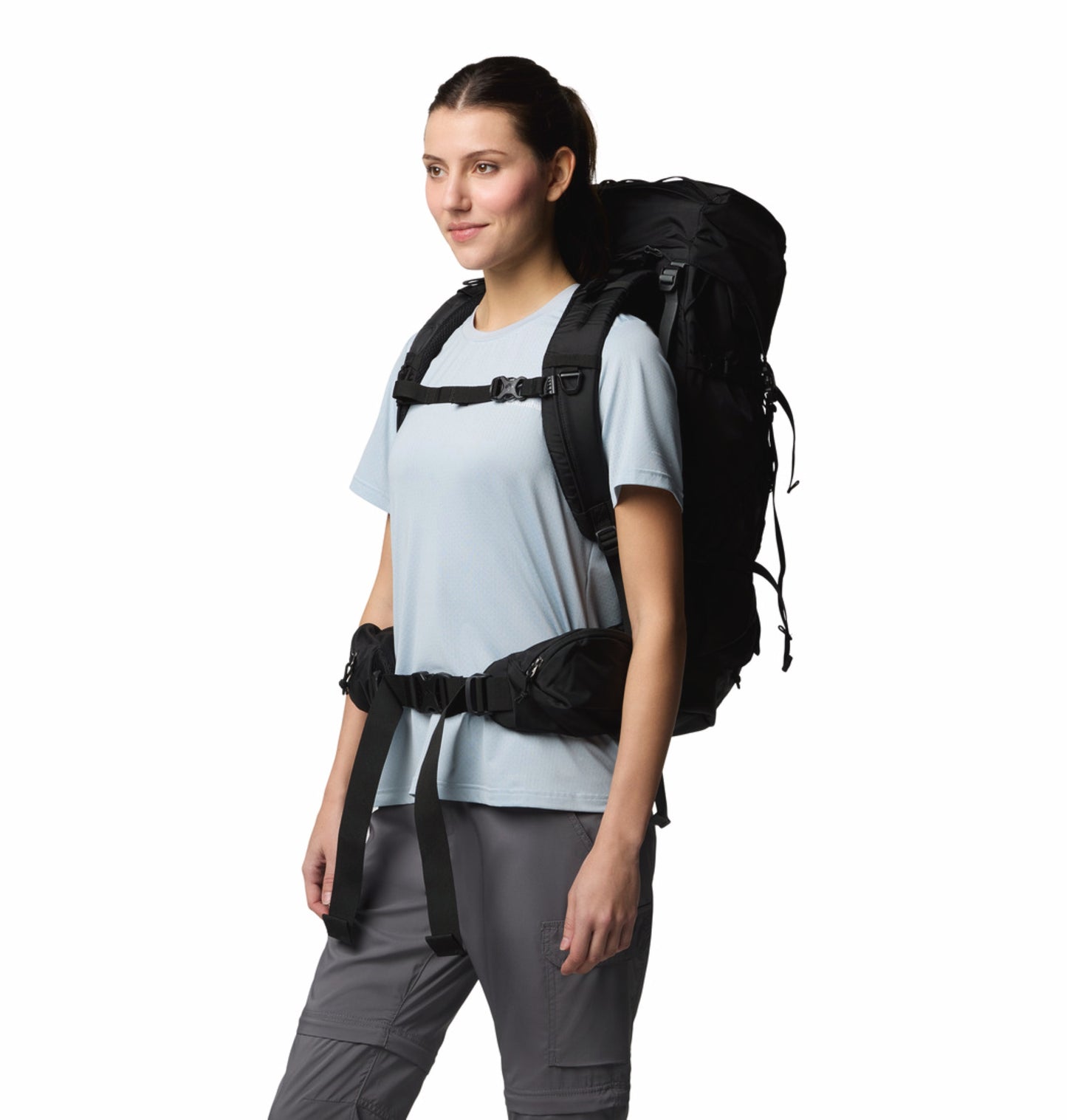Columbia Unisex Black Omni-Shield Wildwood Heights 45L+5L Backpack