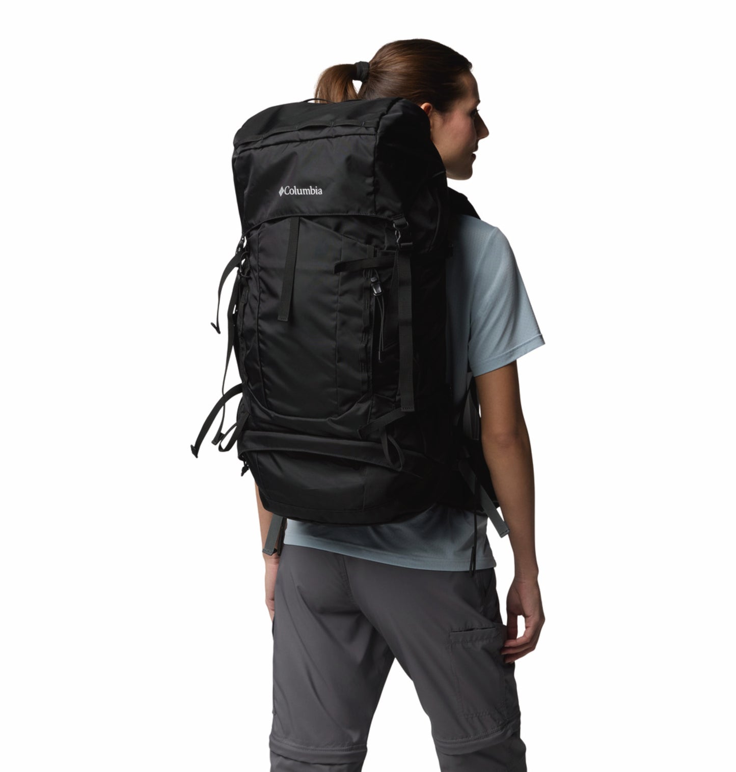 Columbia Unisex Black Omni-Shield Wildwood Heights 45L+5L Backpack